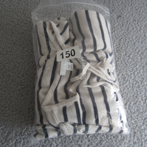 J. Jill Sweater womens Plus 2X Nautical Striped Lace up Long Sleeve Navy Blue - Picture 11 of 15